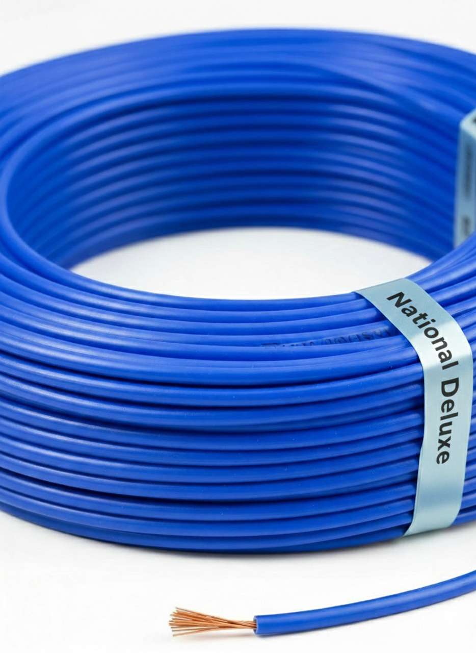 National Delux COPPER 1.0 sqmm| 90 mtr| FR PVC | Multi Strand |Electric ...