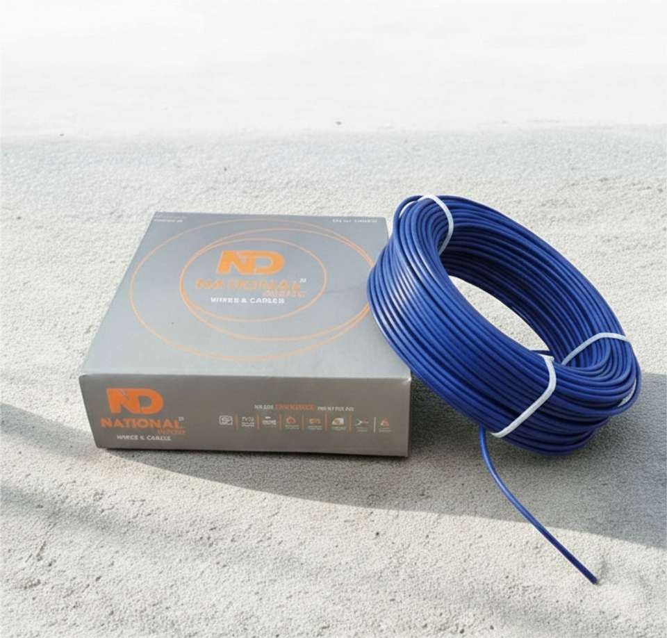 National Delux COPPER 1.0 sqmm| 90 mtr| FR PVC | Multi Strand |Electric ...
