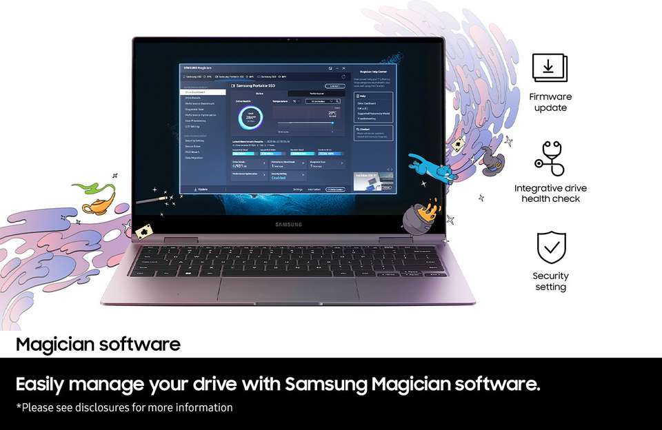 Samsung T7 / 1050 Mbs / PC,Mac,Android / Portable,Type C Enabled / 3Y ...
