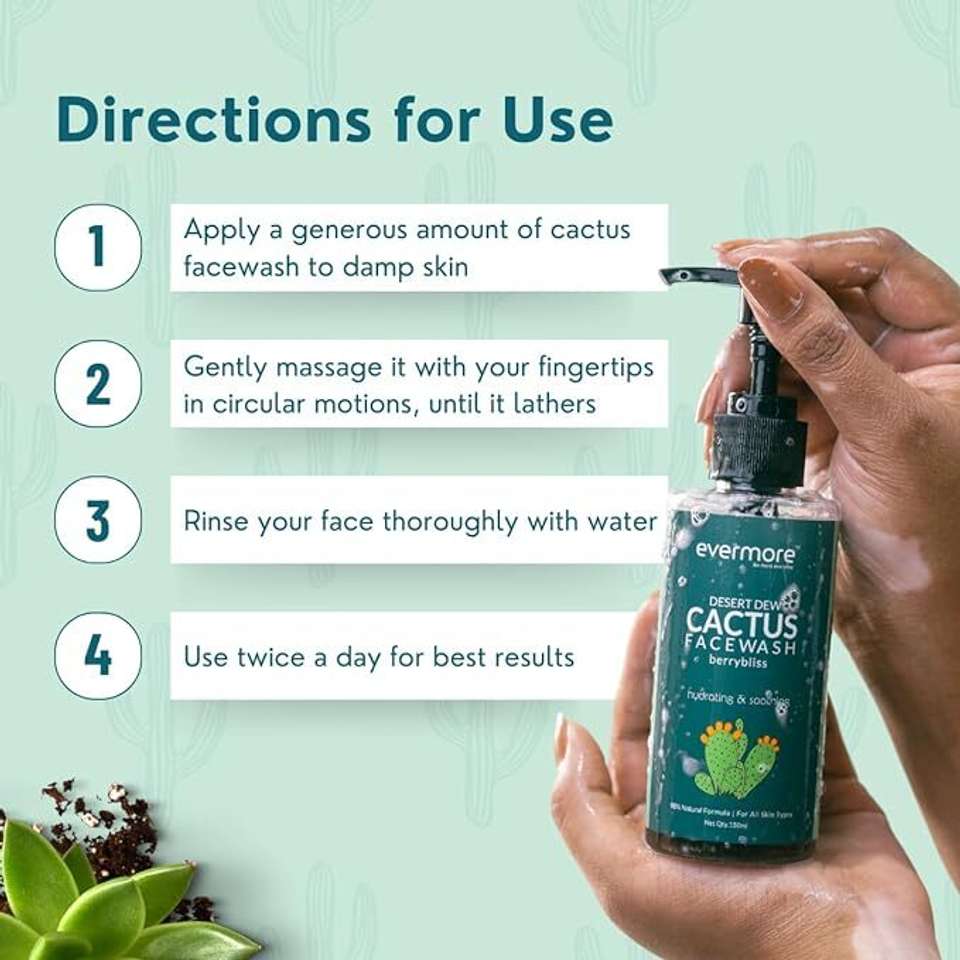 Evermore Cactus with Mulberry Facewash Face Wash - Price in India, Buy ...