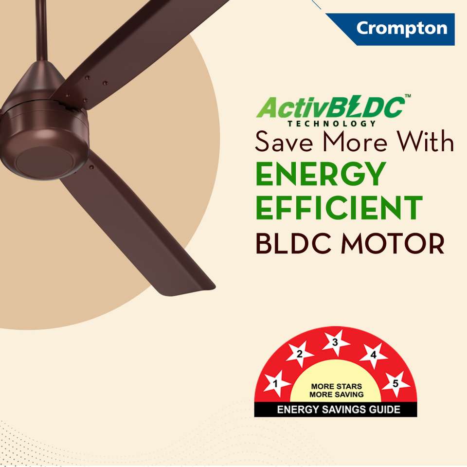 Crompton Energion Regmote with 1 Year Warranty 1200 mm Ceiling Fan ...