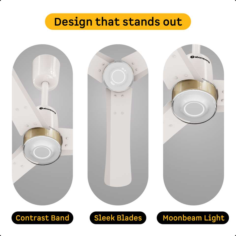 Atomberg Renesa Elite Smart |Voice Control| High Air Flow|Moonbeam LED ...