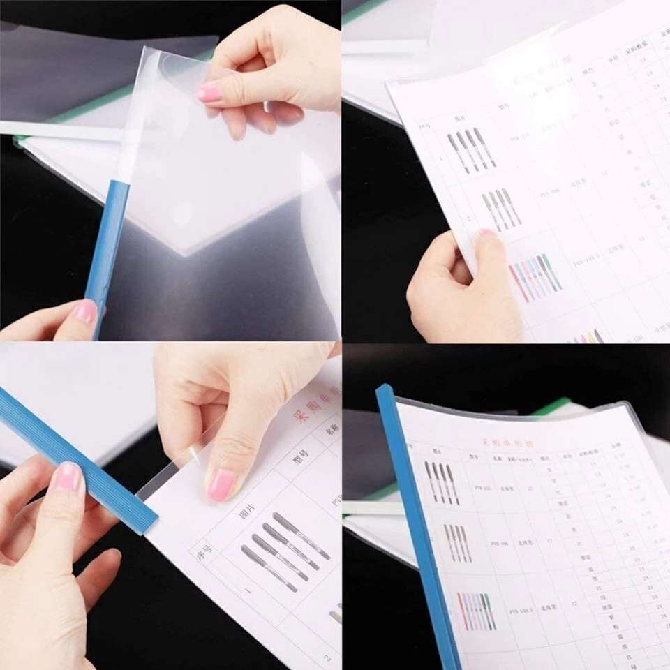 Flipkart.com | CAMPIO Plastic Transparent Stick File Folder/ Strip File ...