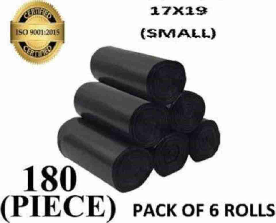 Ecogreen reusable Trash Bags 17x19 180 Small 6 L Garbage Bag Pack Of ...