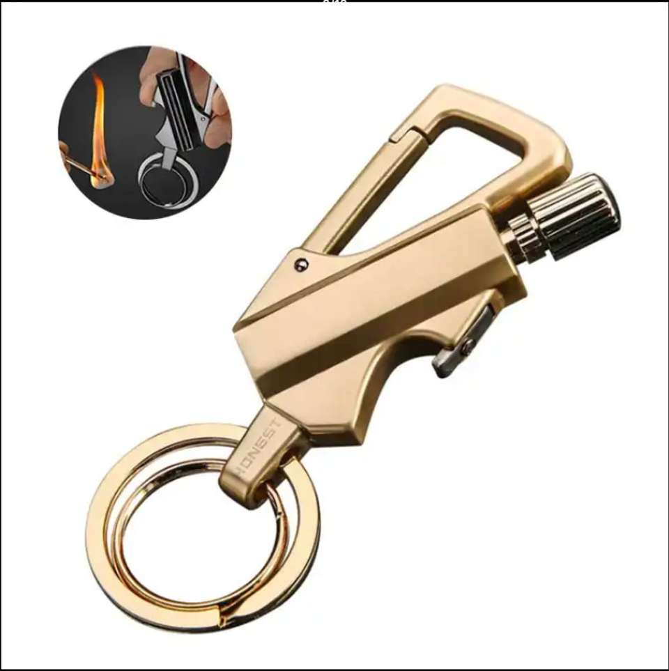 Iris Grape Metal Matchstick Keychain Lighter - Image 7