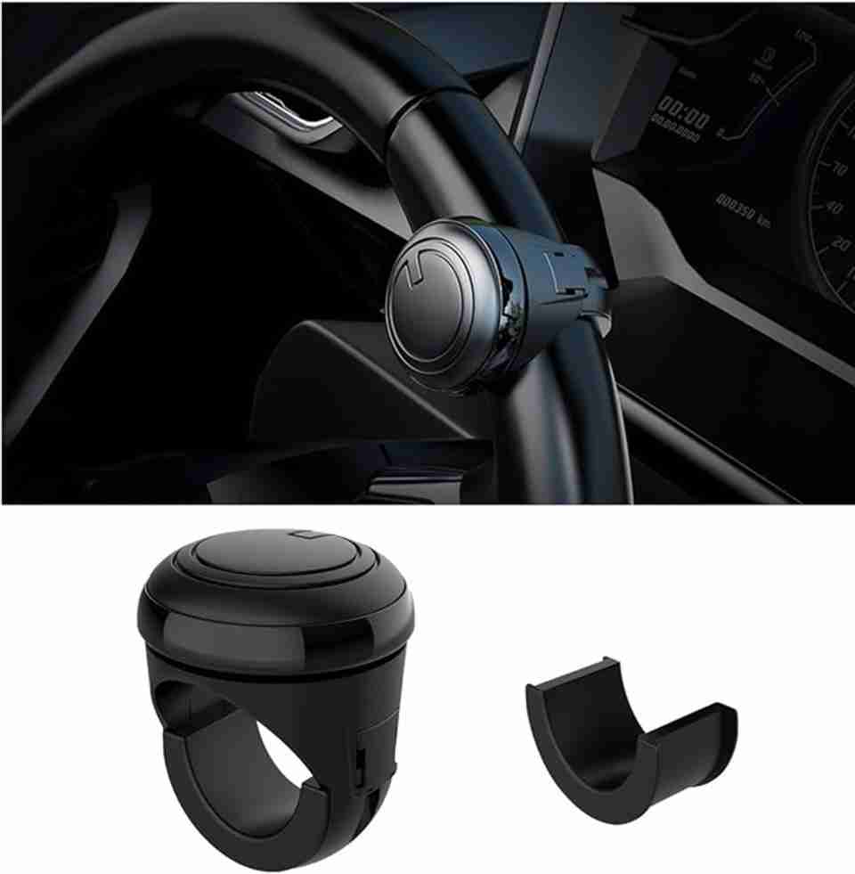 SGL ABS Car Steering Knob Black - Image 5