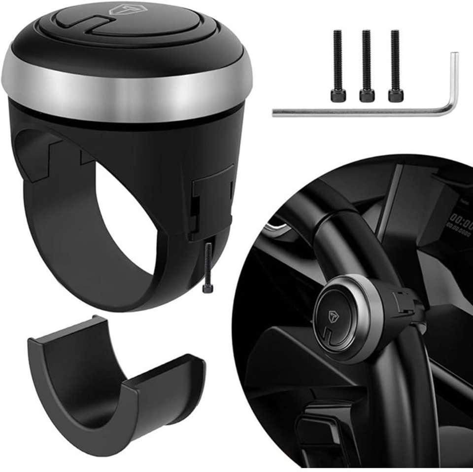 SGL ABS Car Steering Knob Black - Image 6