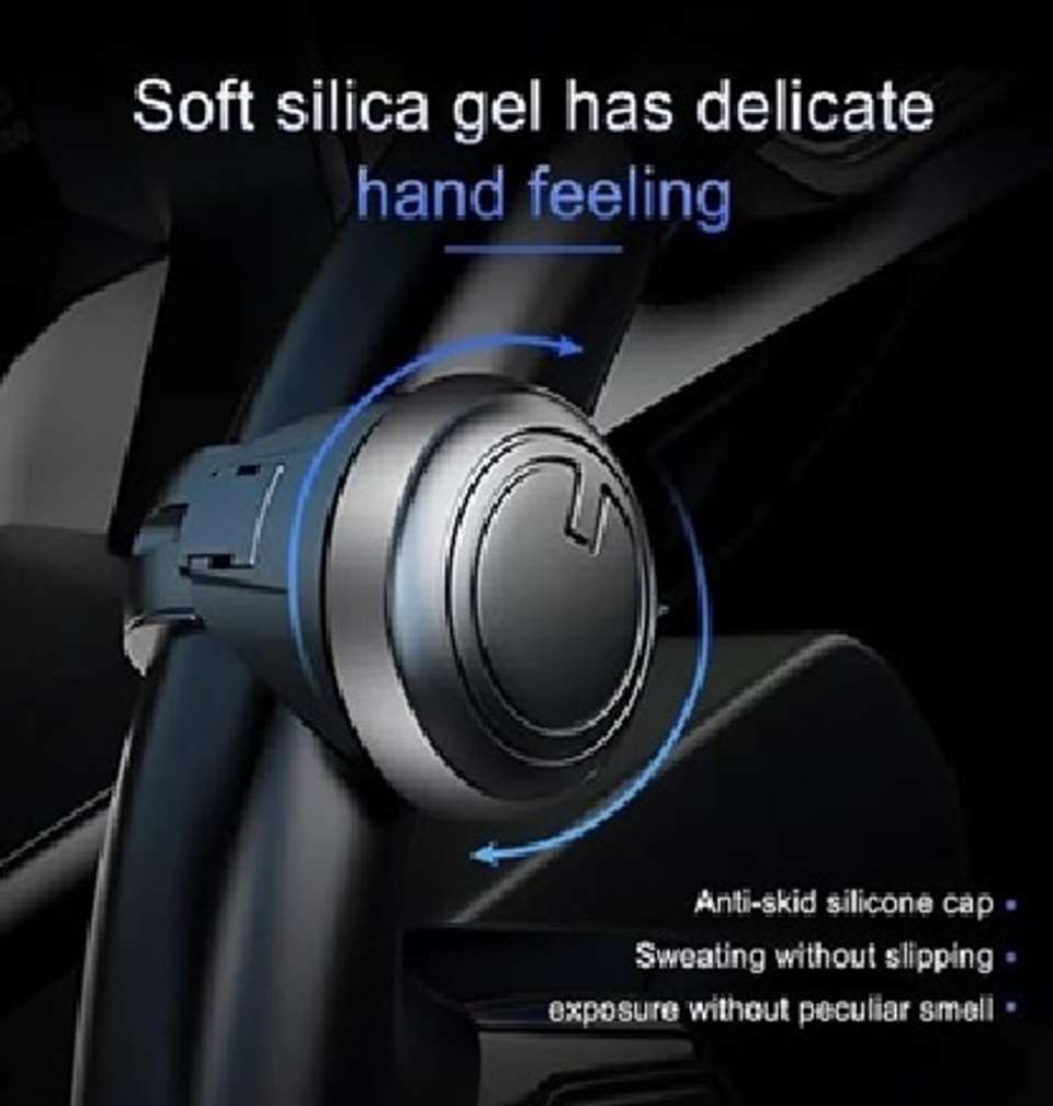 SGL ABS Car Steering Knob Black - Image 7