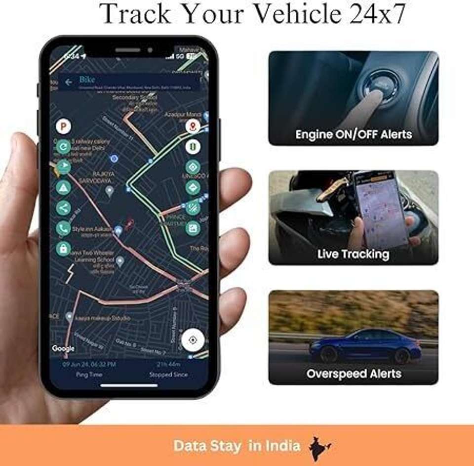 GPSGOTRACK Waterproof GPS Tracker with Vehicle Cut-Off Feature and Live ...