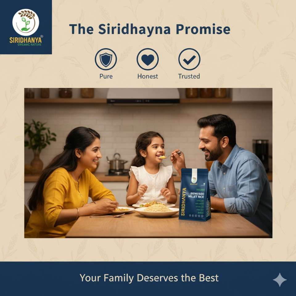 SIRIDHANYA Unpolished and organic millets combo pack of 5, each millet ...