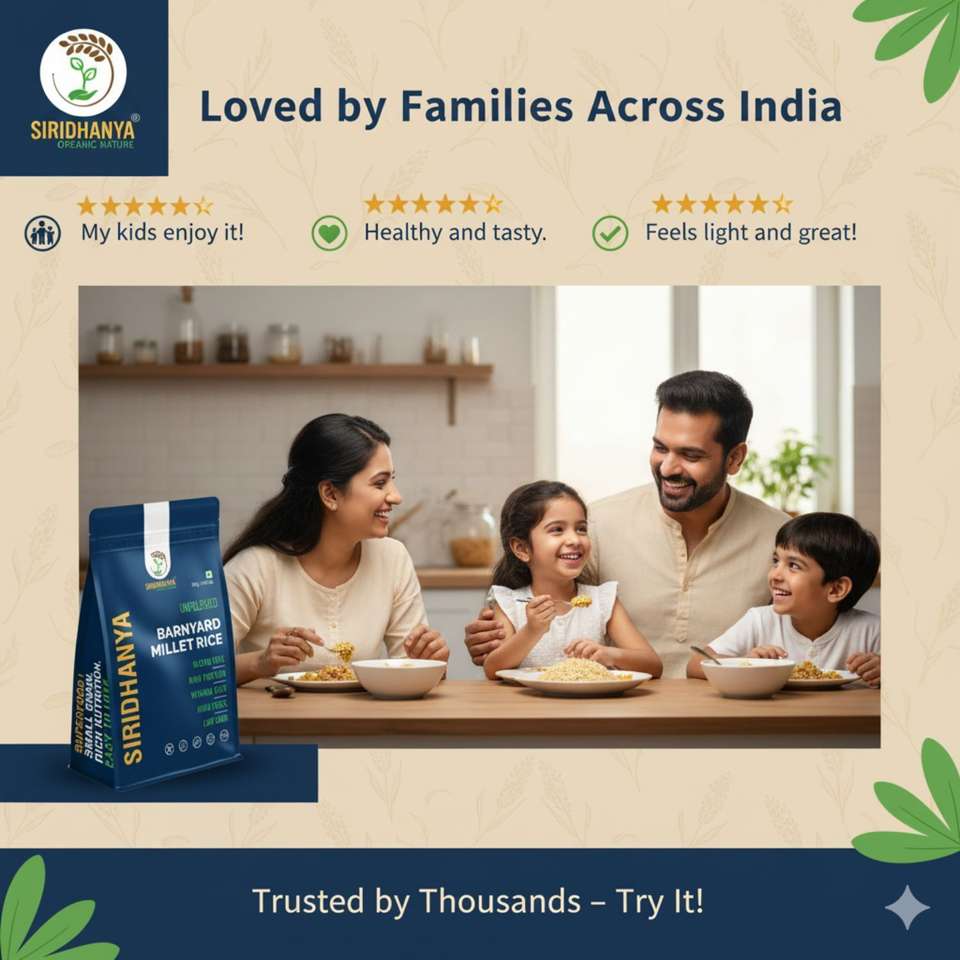 SIRIDHANYA Unpolished and organic millets combo pack of 5, each millet ...