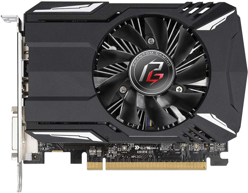 ASRock RX 550 GDDR5 4 GB AMD Radeon Chipset 128 bit 1100 MHz Graphics ...