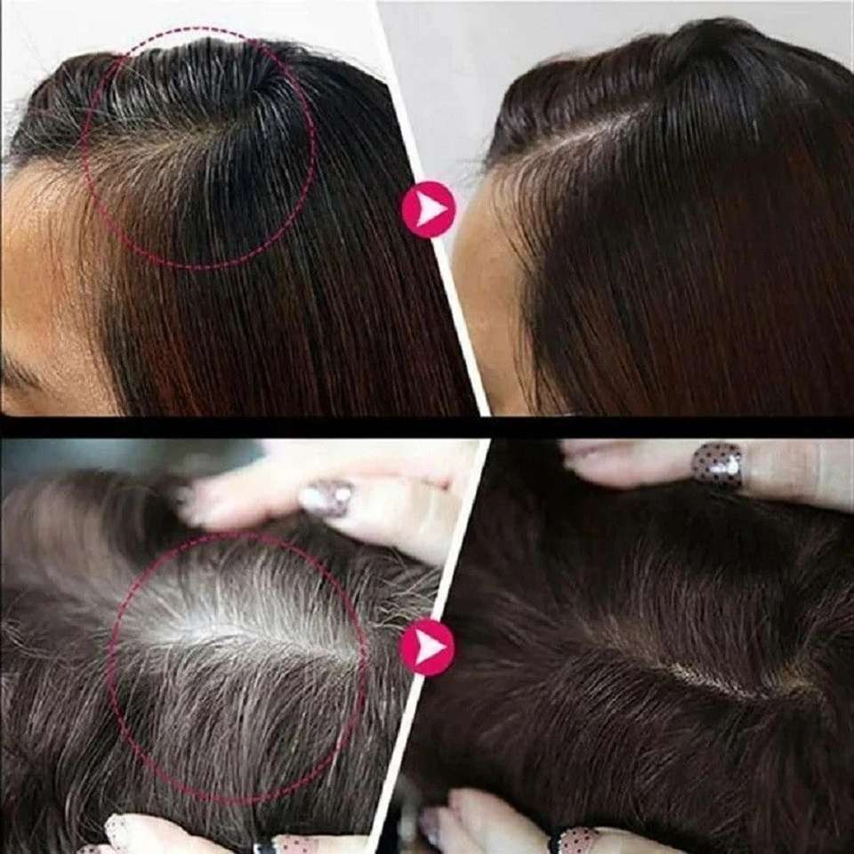 THTC Instant Grey Hair Coverage Root TouchUp Natural Black , BLACK ...