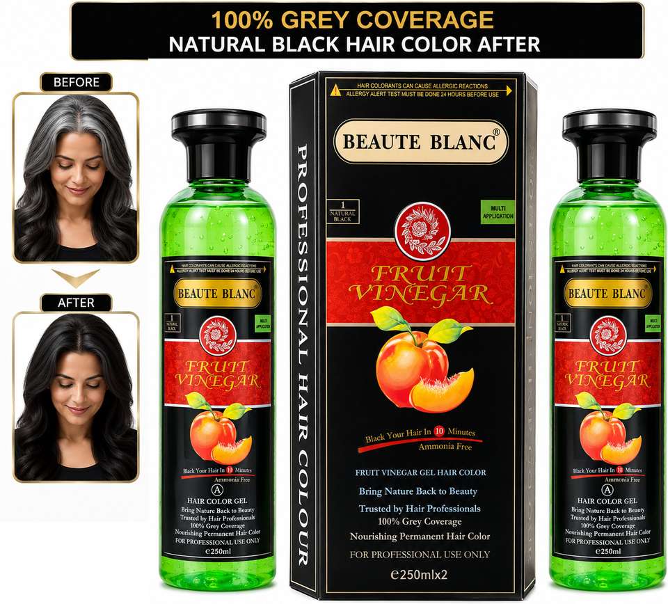 BEAUTÉ BLANC Fruit Vinegar Hair Gel Color (250ml*2) - Image 8