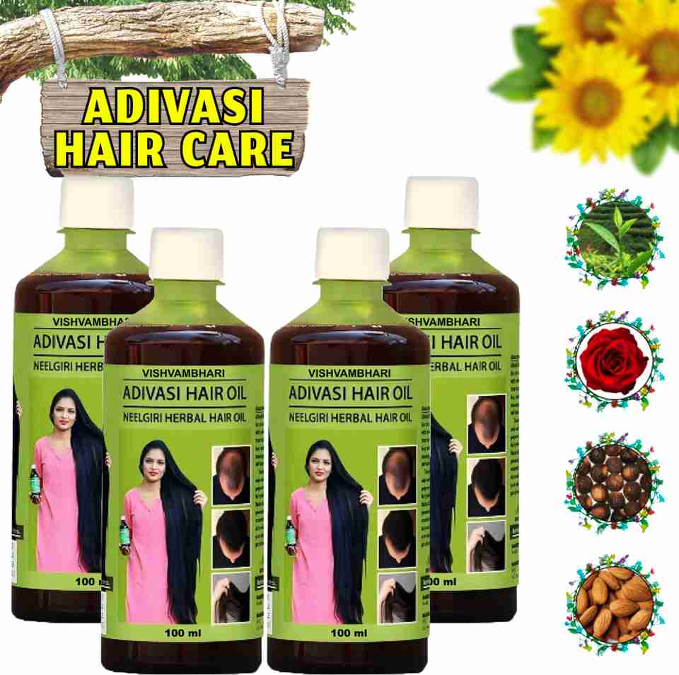 Adivasi Neelgiri Herbal Hair Oil 100ml - Image 6
