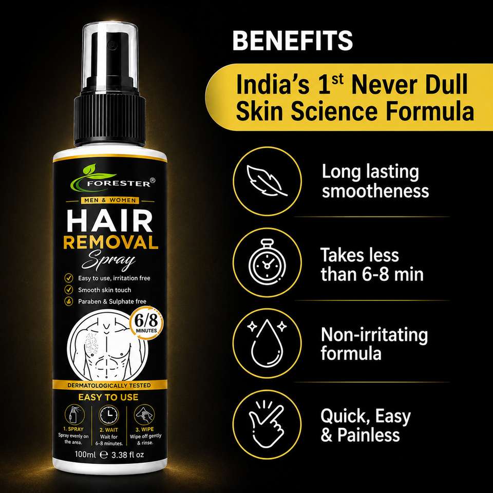 forester Body Hair Removal Spray Cream - Image 7