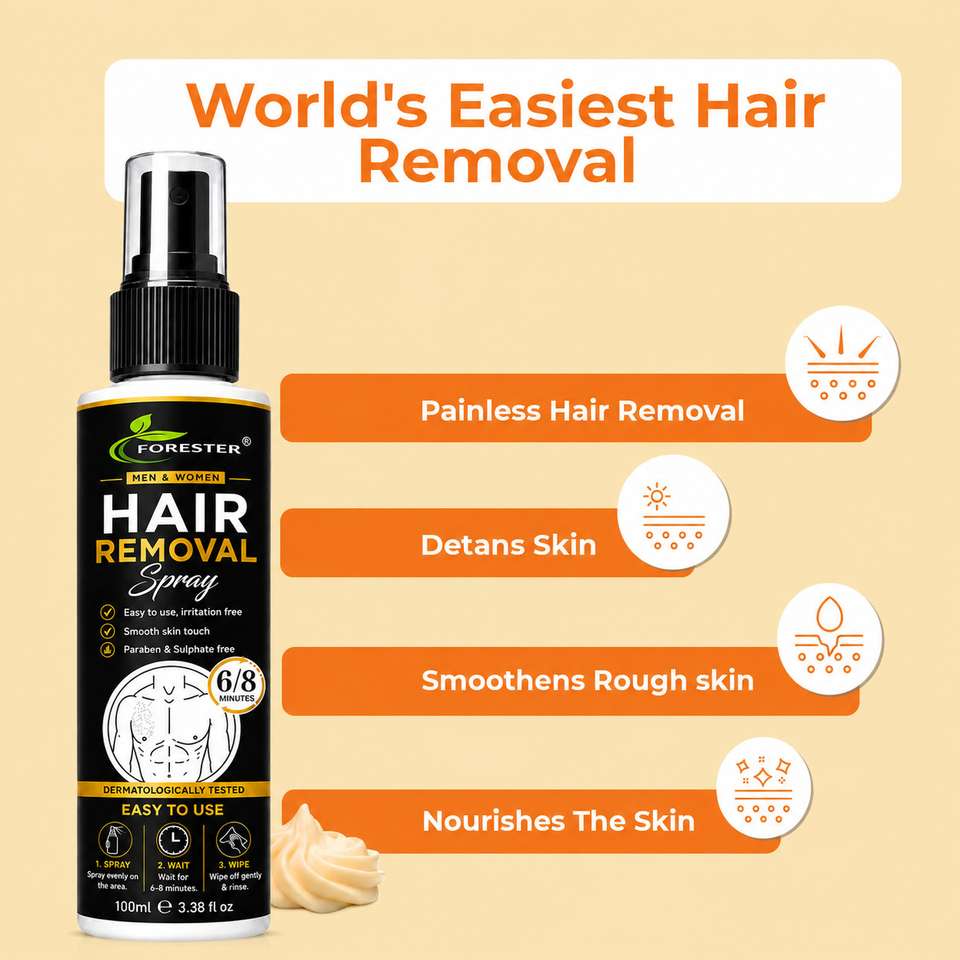 forester Body Hair Removal Spray Cream - Image 8