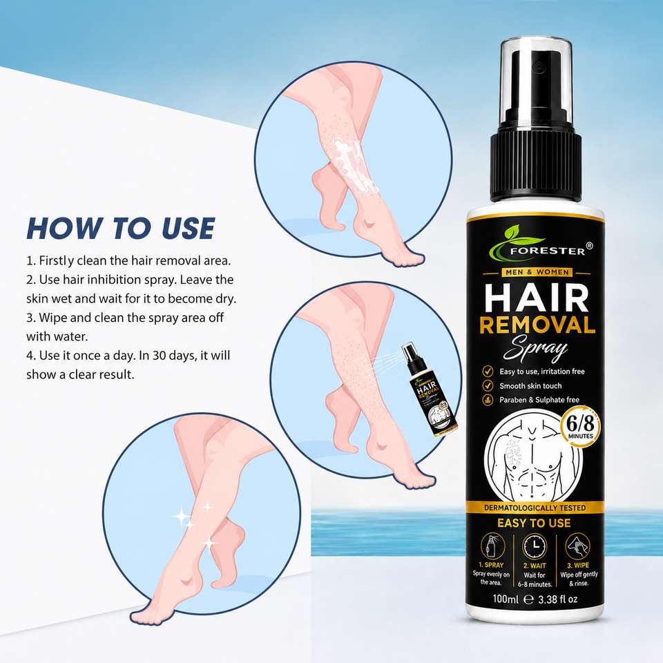 forester Body Hair Removal Spray Cream - Image 9