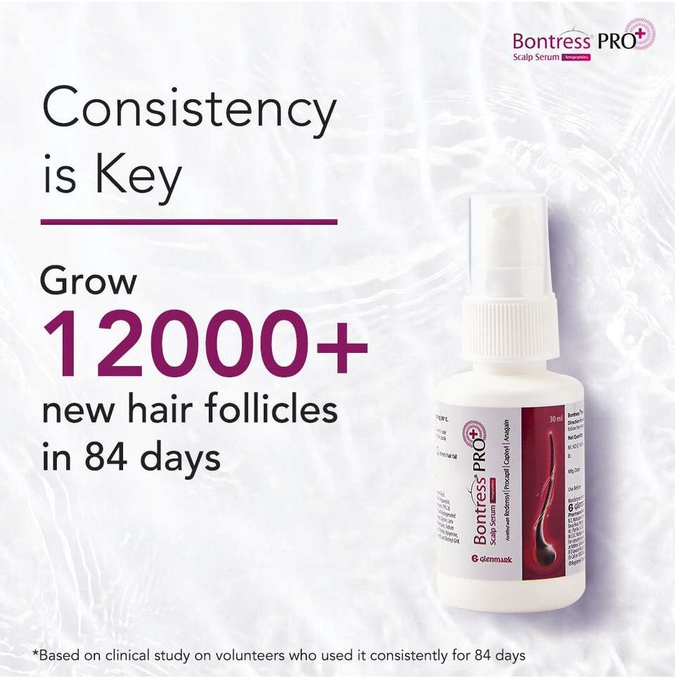 Bontress PRO Plus Hair Growth Serum with 3% Redensyl, 4% Capixyl & 3% ...