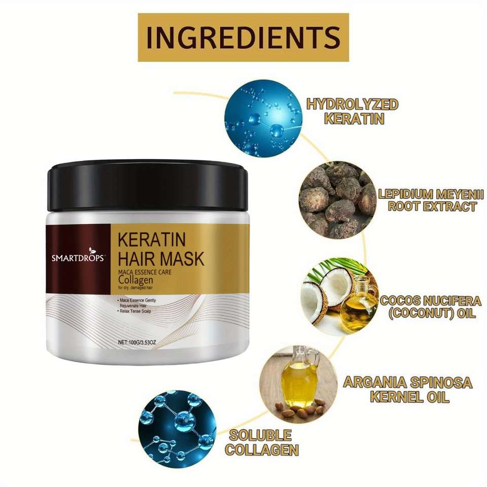 smartdrops Keratin Hair Treatment Mask - Image 7