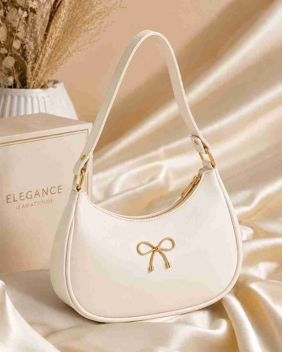 Nexivo Women White Hobo Bag - Image 9