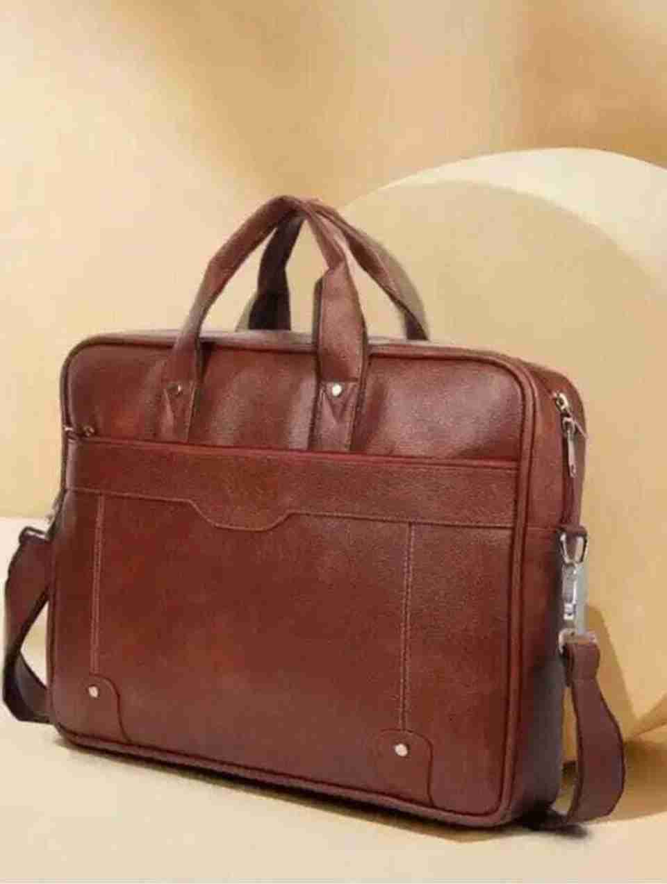 TUFH Brown Messenger Bag - Image 7