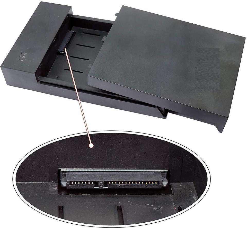 BKC 2 in 1 USB 2.0 Sata 3.5 inch Shock Resistant Hard Drive Enclosure ...