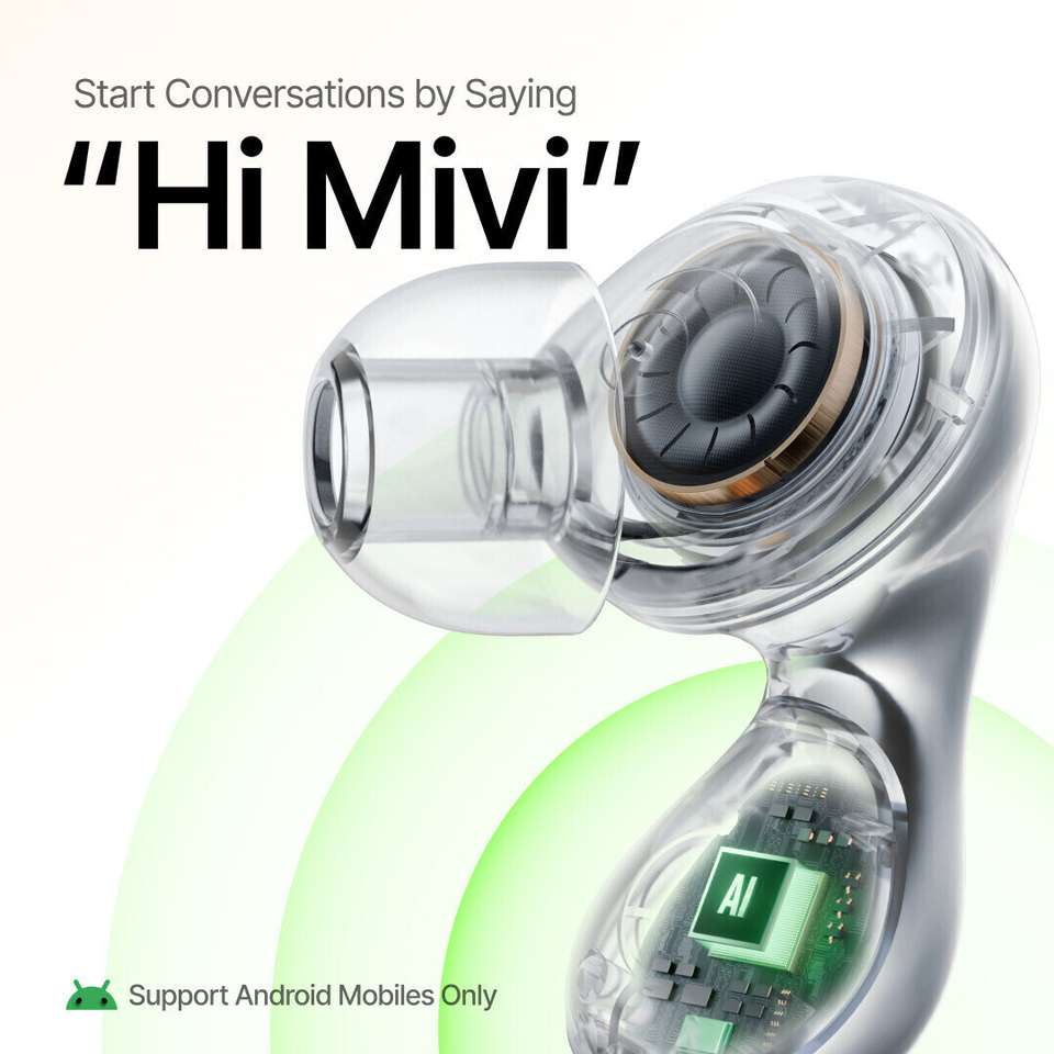 Mivi AI-Buds (Breakthrough Launch), World's 1st Human-like AI, Android ...