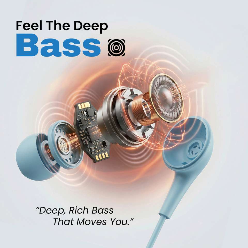 EVM Type-C Earphones [New Launch] Hi-Res Audio, Mic | Noise Isolation ...