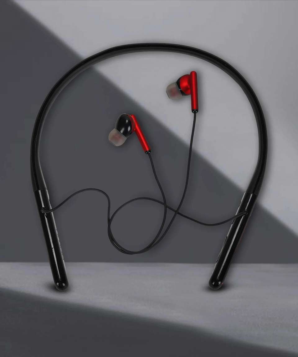 amaq SOUL Neckband,Dual pairing,32GB SD card Slot,Snug fit. Bluetooth ...