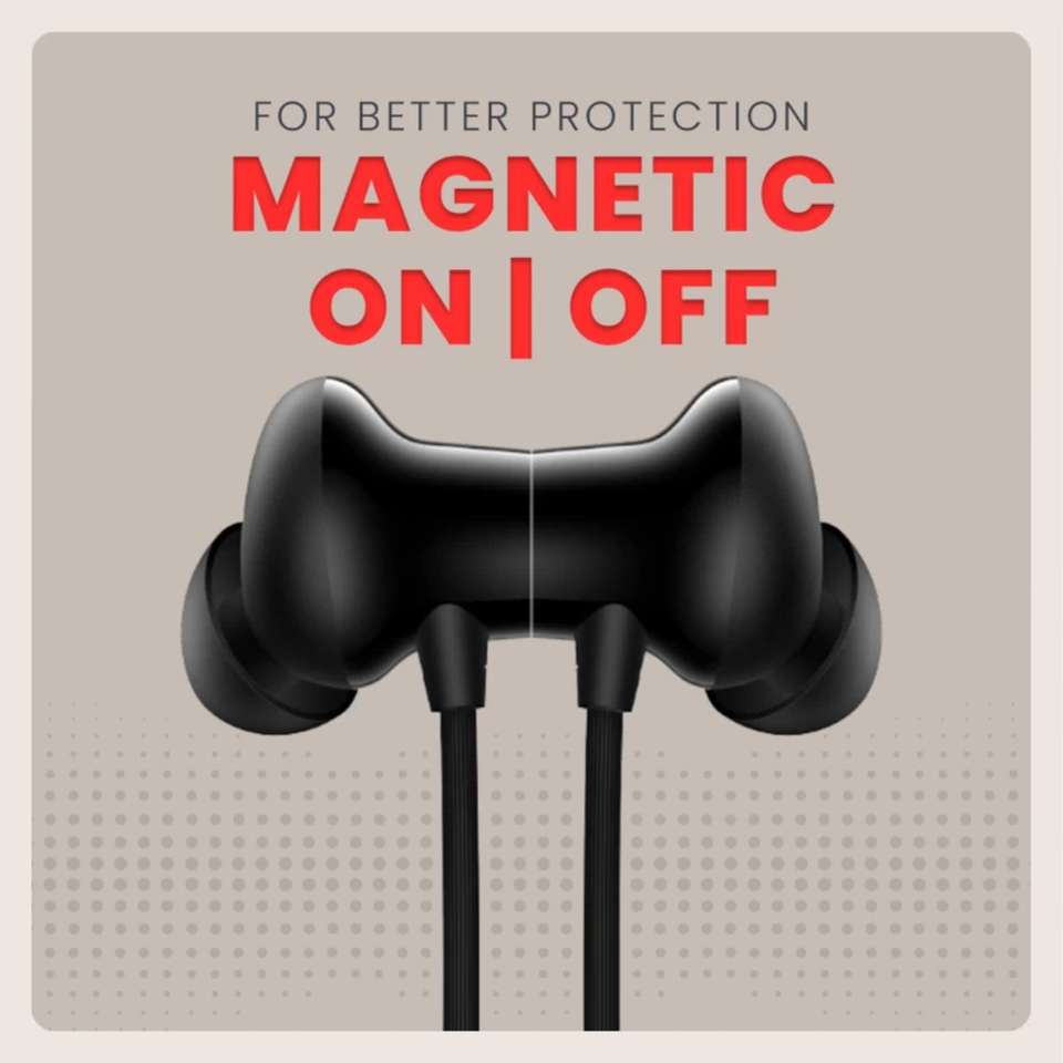 Qvee Bullets Q2 - MAGNETIC POWER OFF/ON 48Hr Playtime Headphone ...