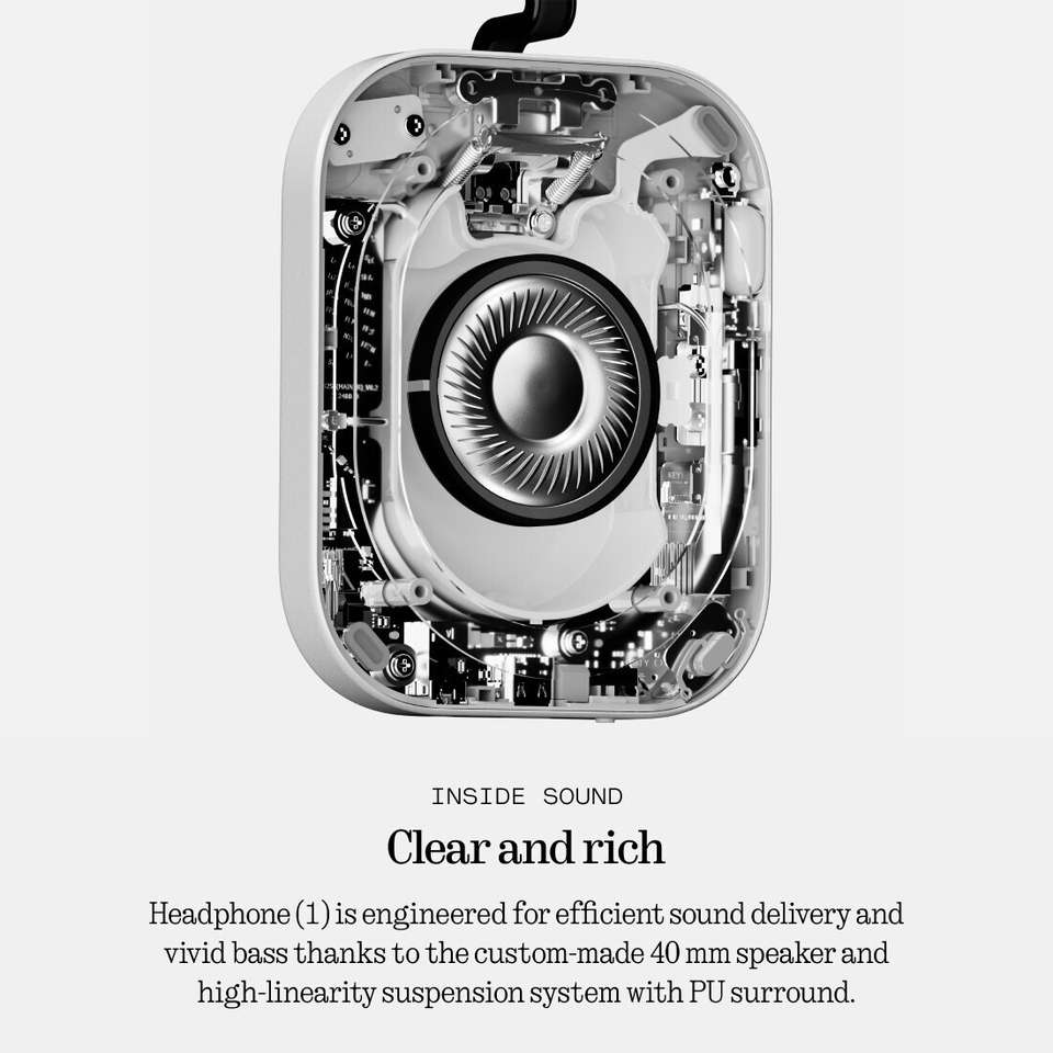 Nothing Driver Nothing Headphone(1) 42dB ANC| Dual Device| Hi-Res+LDAC|40mm Driver ...