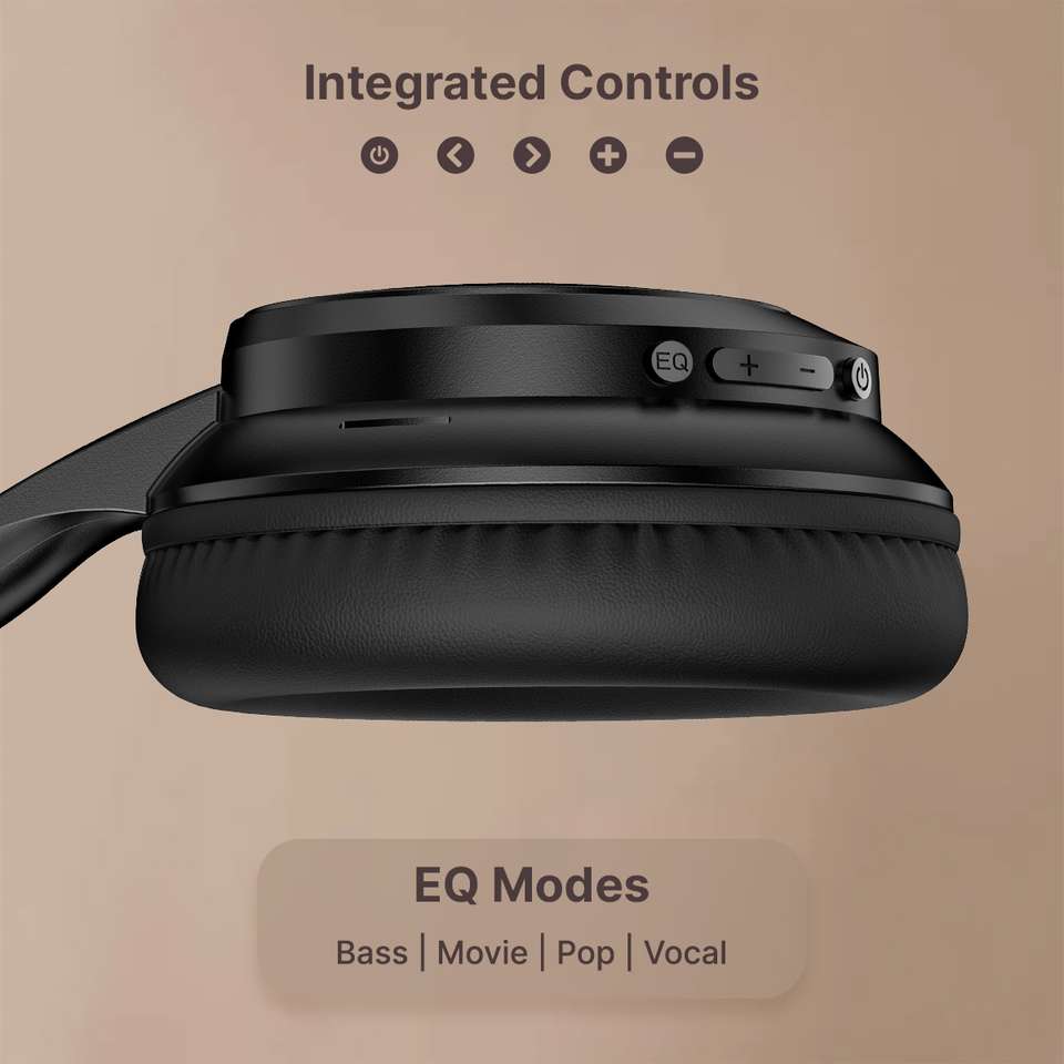 PTron Studio Evo w/ Dual-Device Pairing, 70Hrs Playtime, Pristine Audio ...