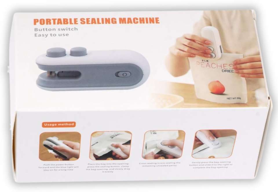Packet Sealing Small Machine Singhal Portable Mini Sealing Machine, Handheld Packet Sealer with Type ...