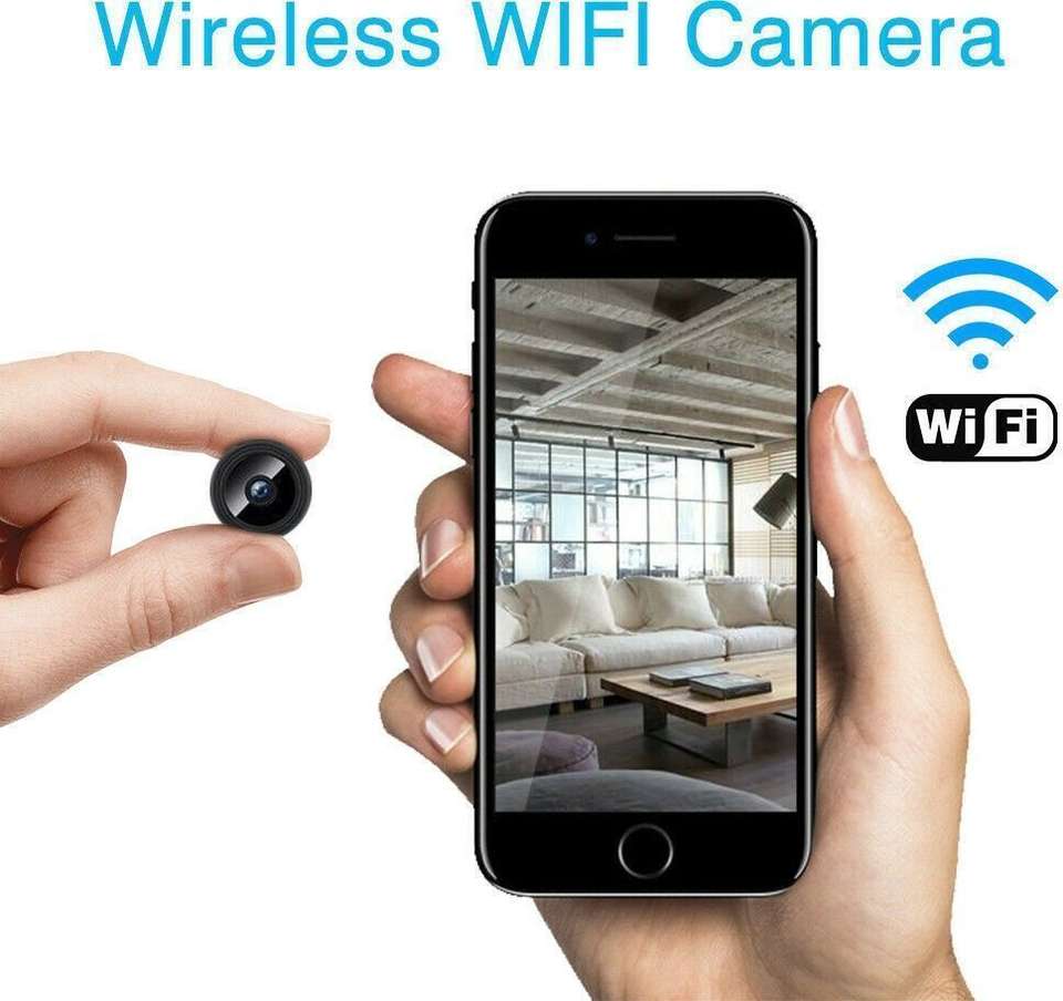 HIPCY Mini Spy Camera Magnet WiFi Hidden Camera Wireless Portable Long ...