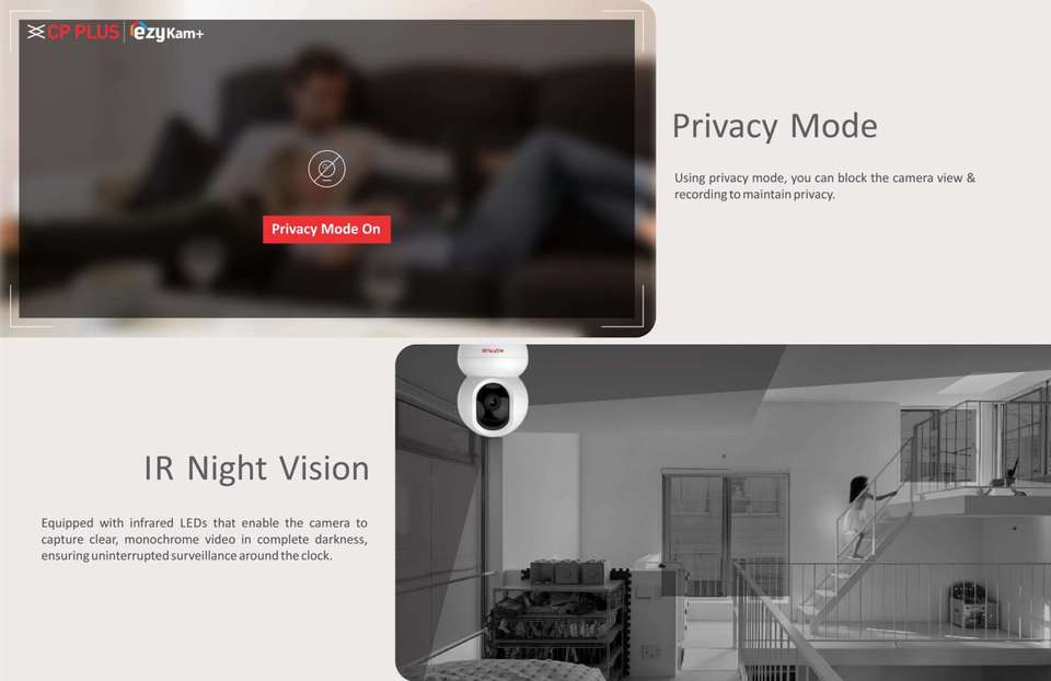 CP PLUS CP-E28Q 2MP WiFi |2Way Talk|Night Vision|Motion Detect Alexa ...