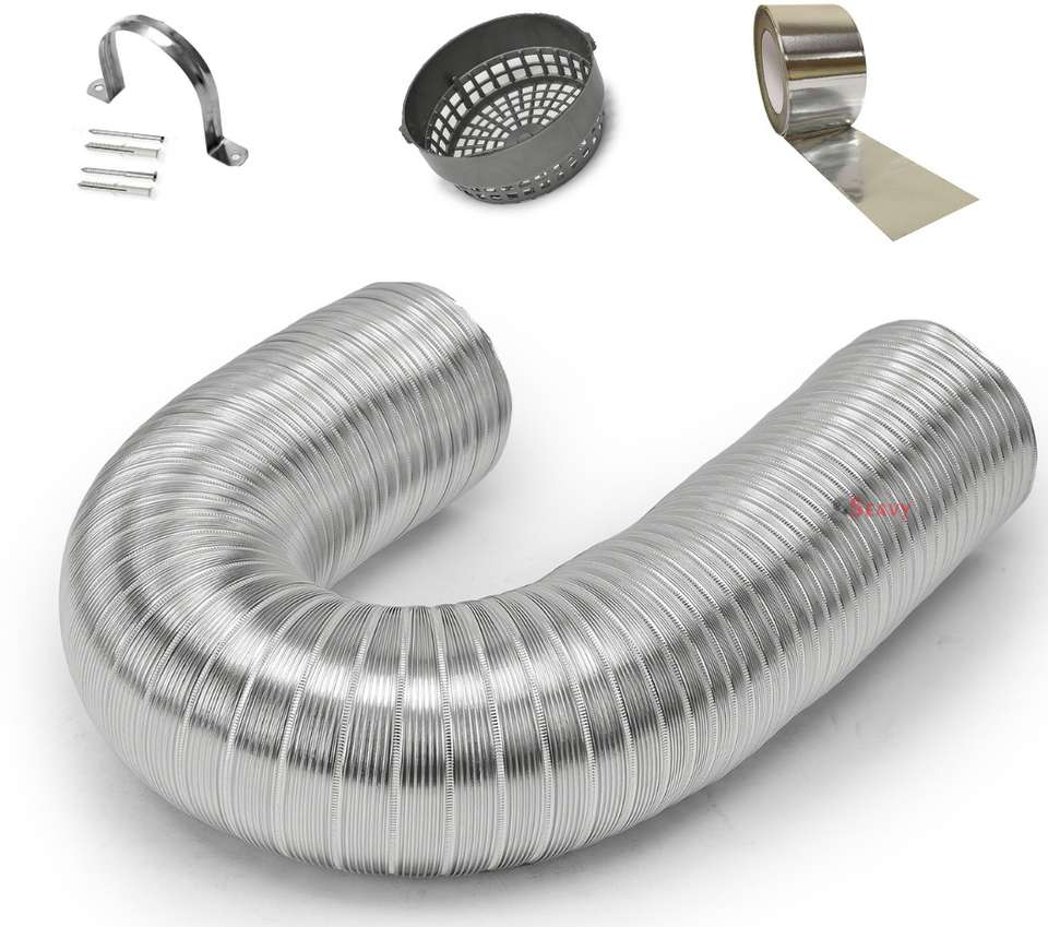 Seavy 6 Inch 10 feet Complete Chimney Installation Kit Expandable upto ...