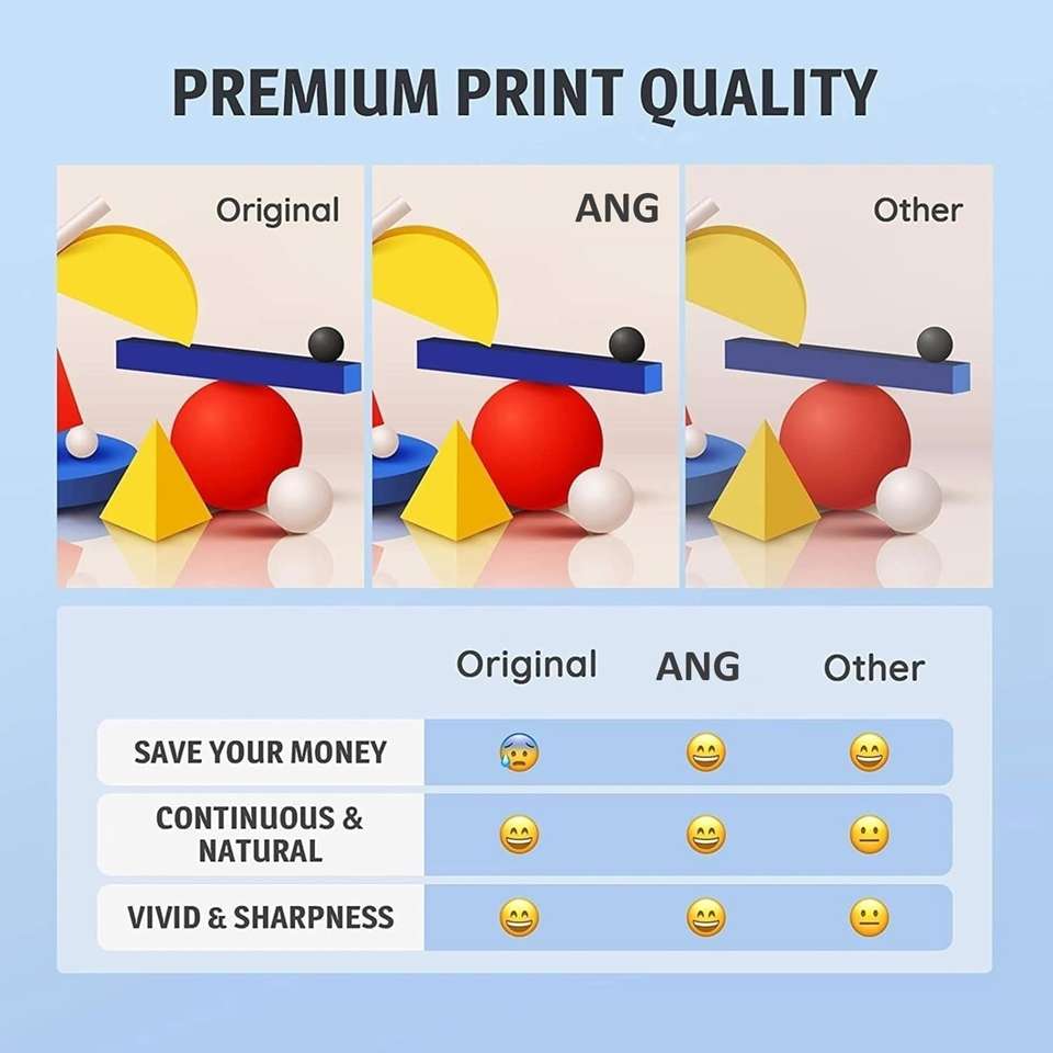Ang 001 / 003 Ink for Epson L3110, L3150, L3250, L3152, L3210 Printer ...