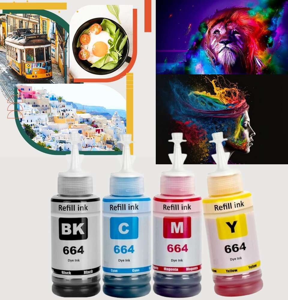 Gedi 664 Refill Ink Bottle for Epson L130, L220, L310, L360, L365, L380 ...