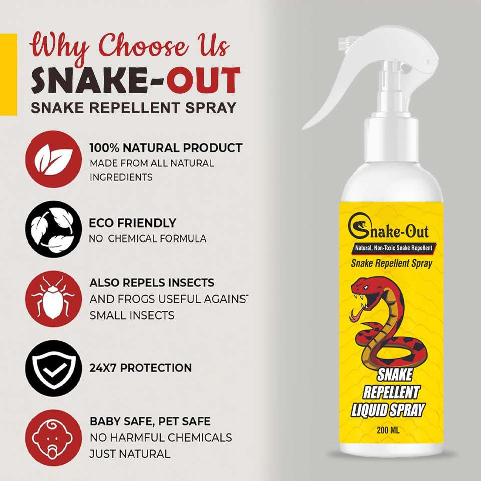 Dr.PestGo Snake-Guard Natural Snake Repellent Spray, Non-Toxic. - Buy ...