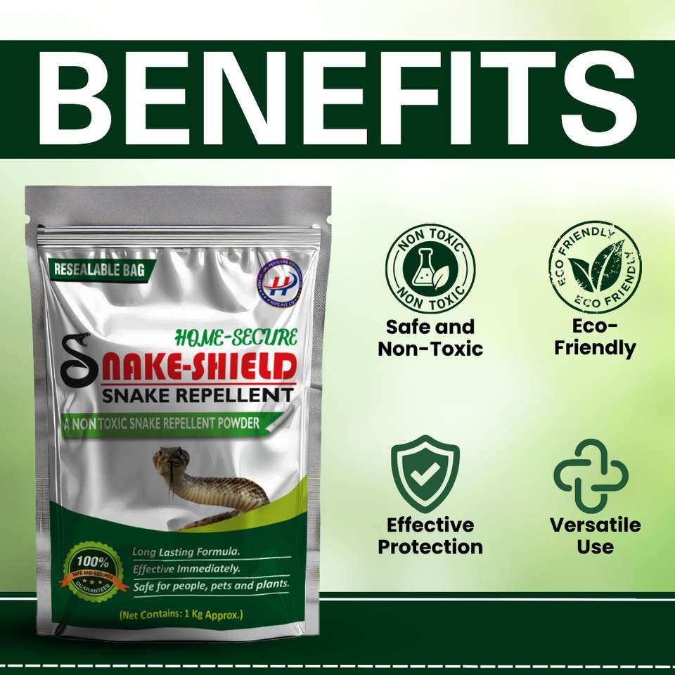 Snake Out Powder Home-Secure Snake Shield Snake Repellent Powder (1Kgs x 2) : Non Toxic ...