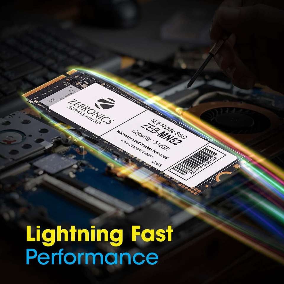 ZEBRONICS m.2 nvme 512 GB All in One PC's Black M.2 Internal Solid ...