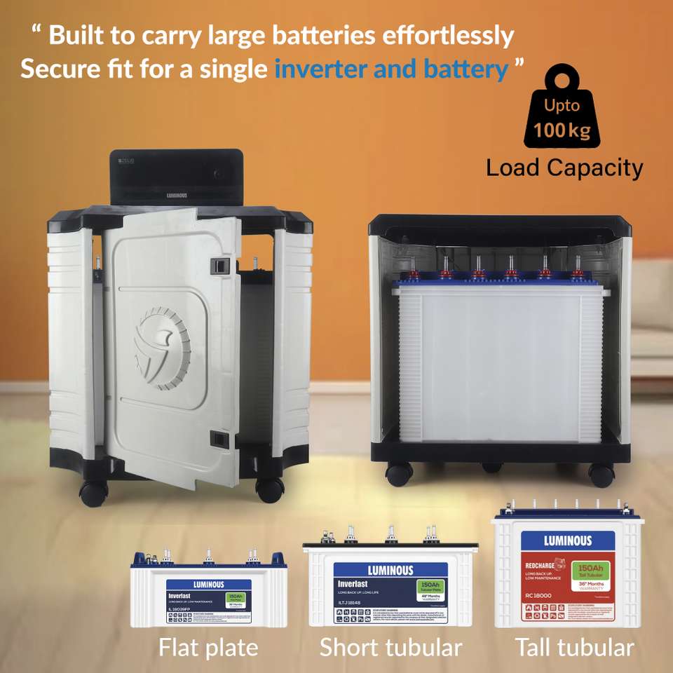 Flipkart SmartBuy Heavy-Duty Unbreakable Plastic Trolley for Inve...more - Image 8