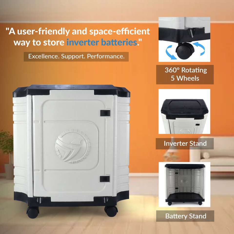 Flipkart SmartBuy Heavy-Duty Unbreakable Plastic Trolley for Inve...more - Image 9