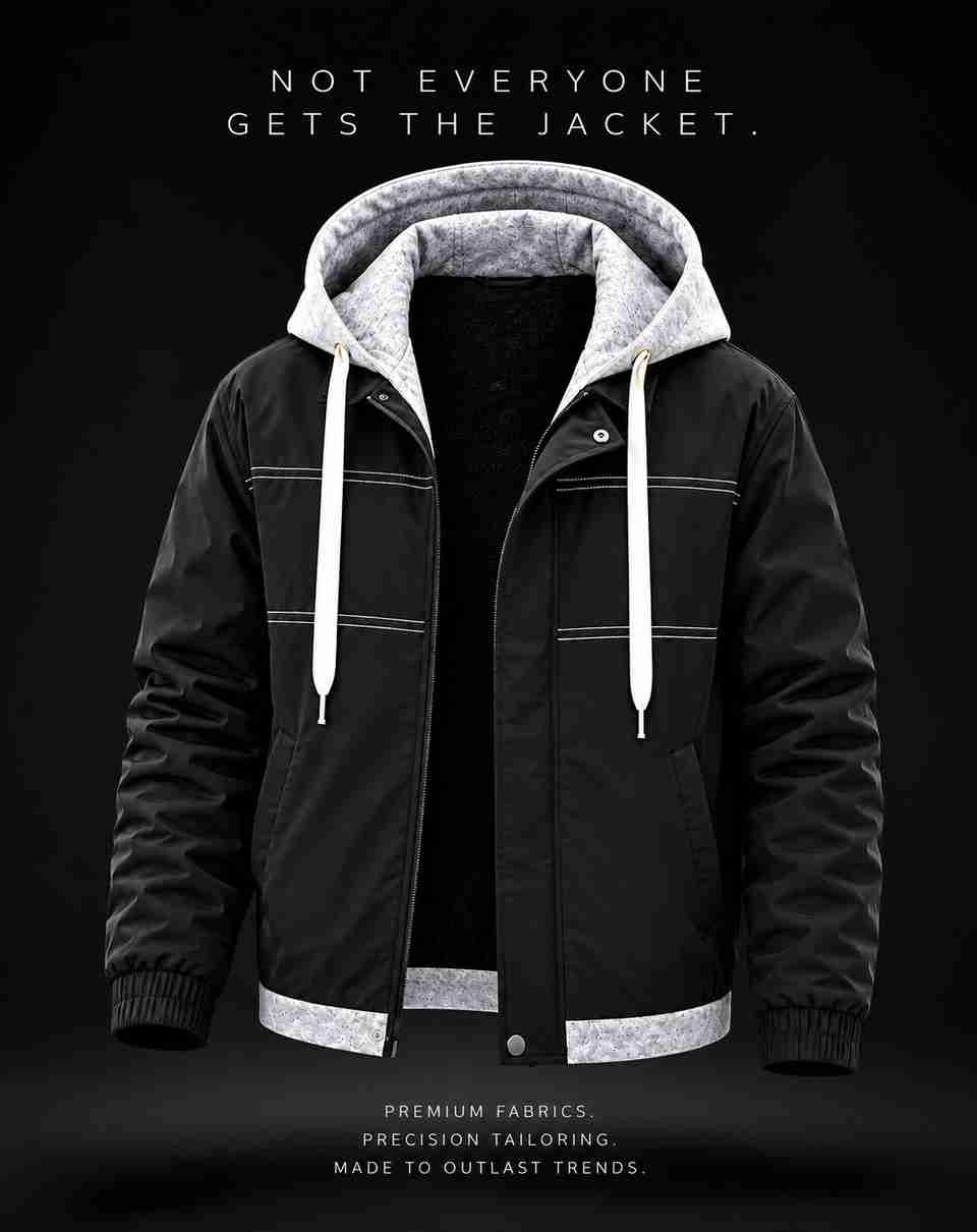 Plus91 Men Solid Bomber Jacket - Image 8