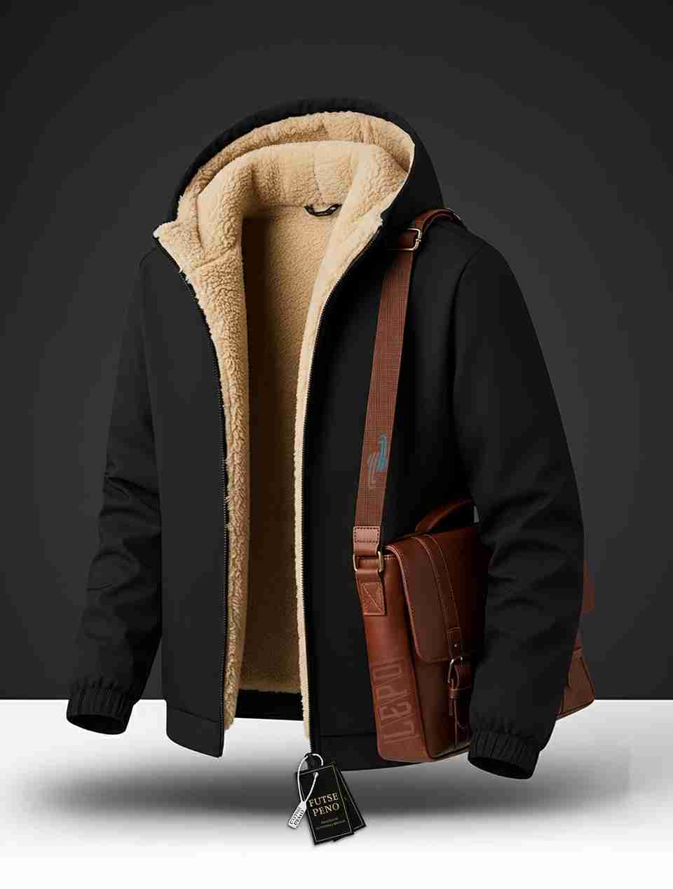 FUTSE PENO Men Solid Casual Jacket - Image 6