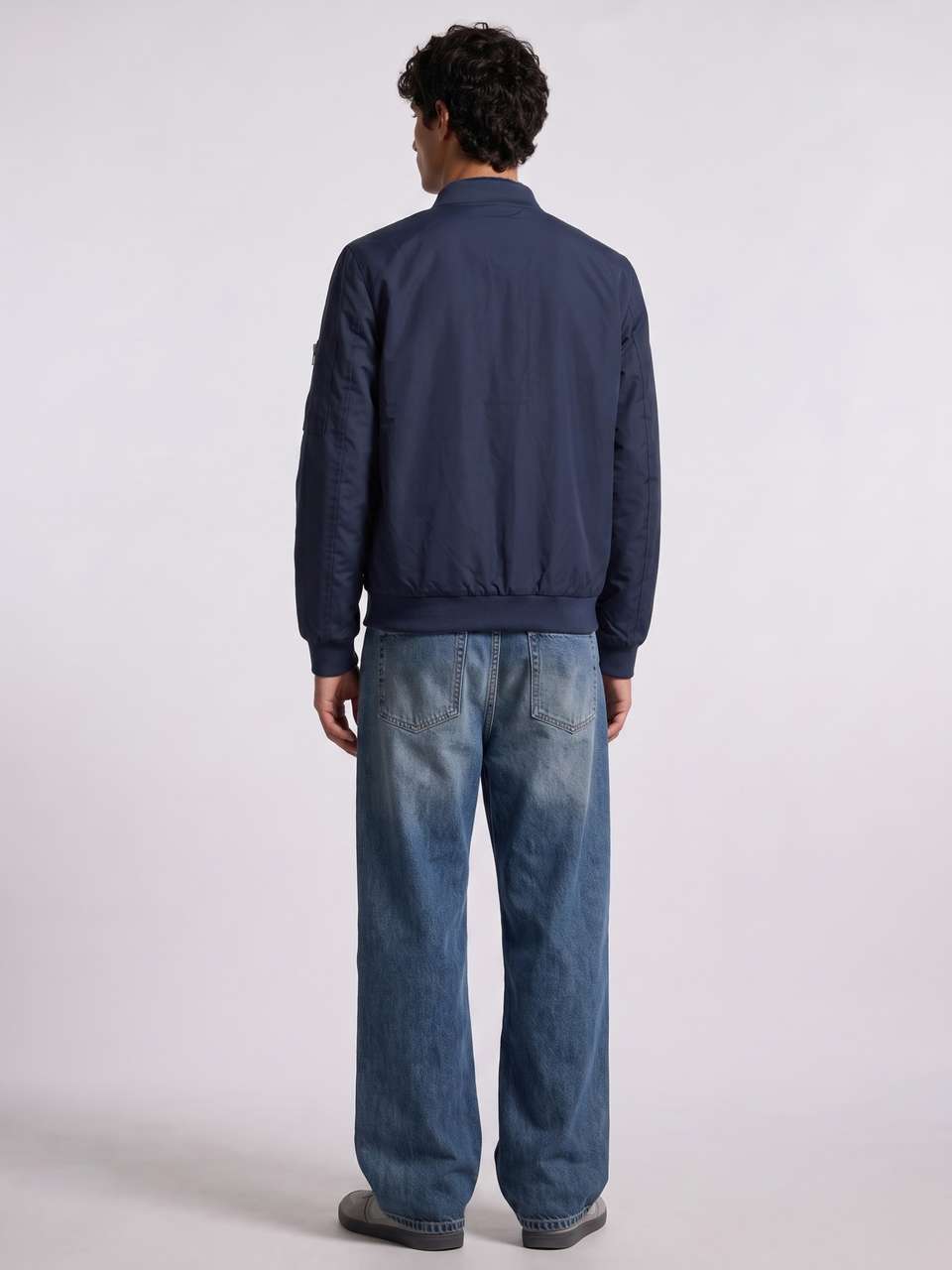 Mia Men Solid Bomber Jacket - Image 9