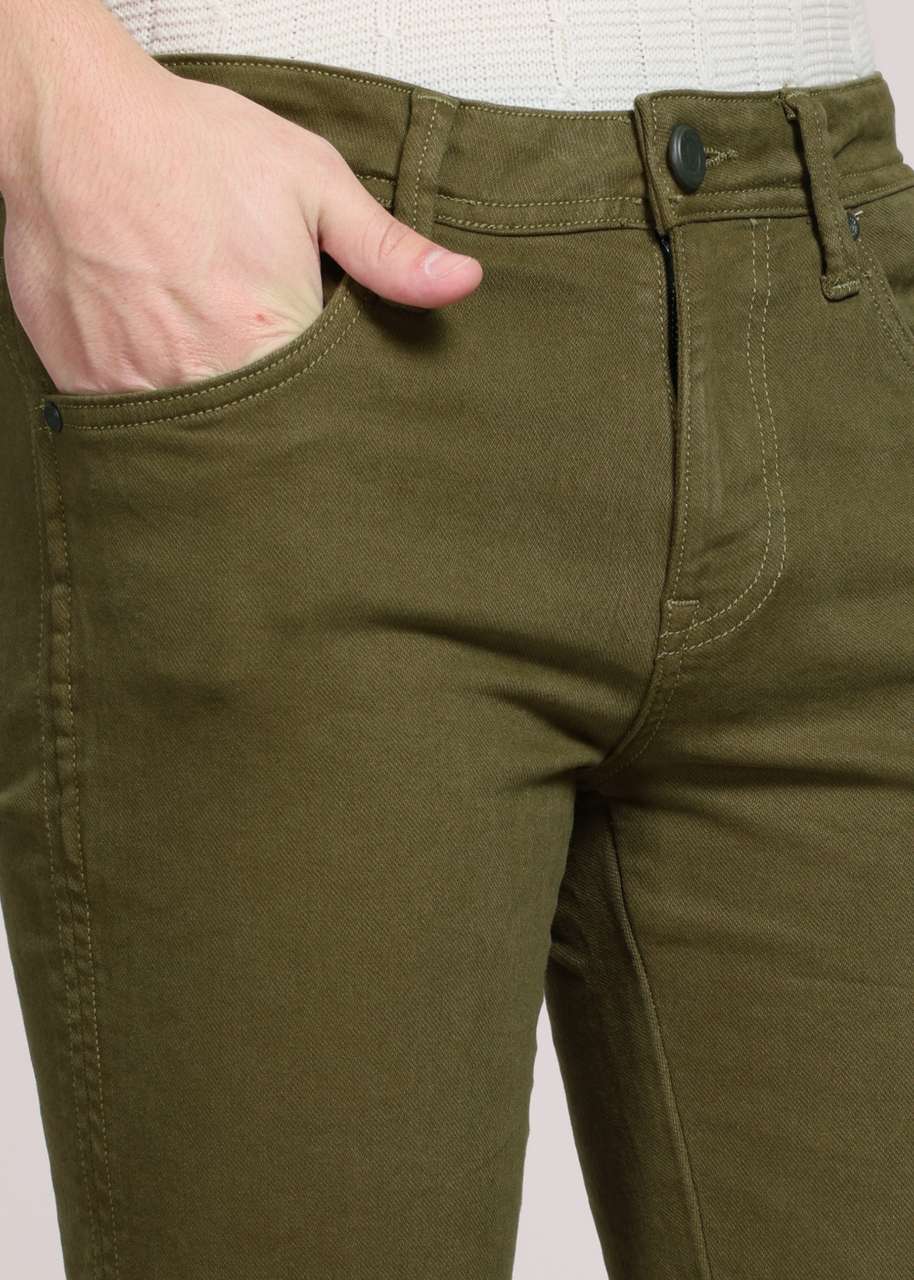 Green R Key INTEGRITI Slim Men Dark Green Jeans - Buy INTEGRITI Slim Men Dark Green ...