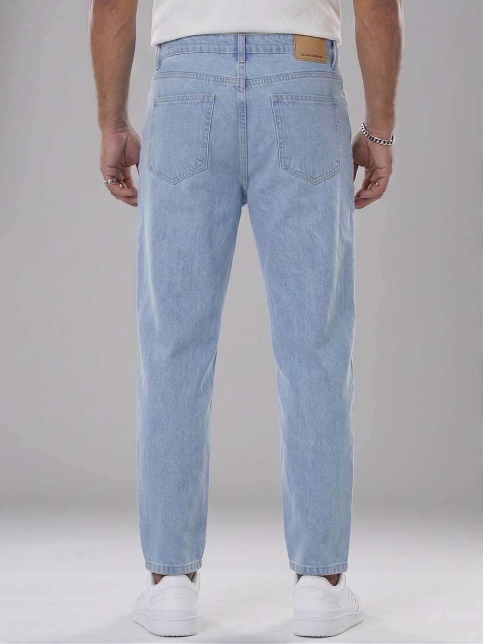 gntrends Men Light Blue Jeans - Image 5