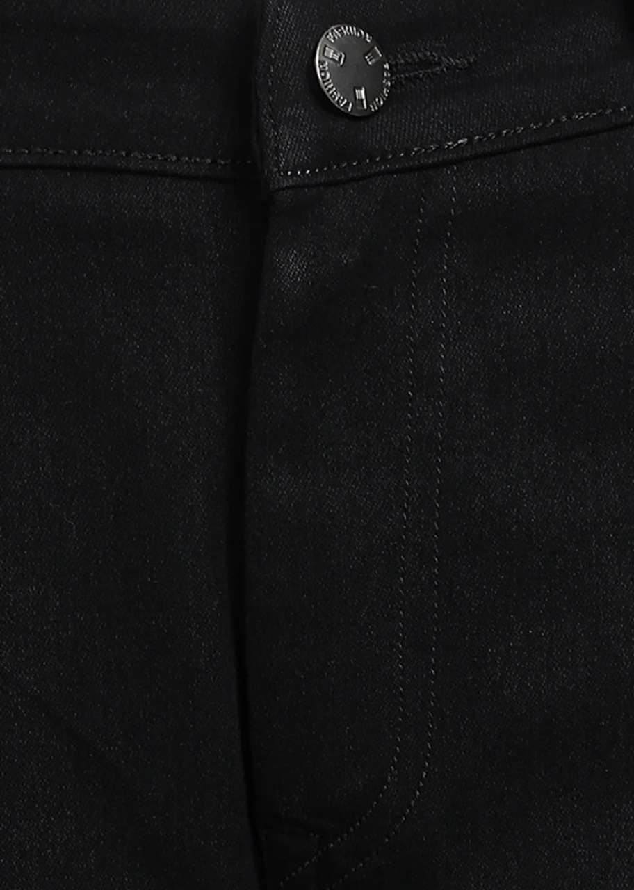 AzureAttire Men Black Straight Fit Mid Rise Jeans - Image 9
